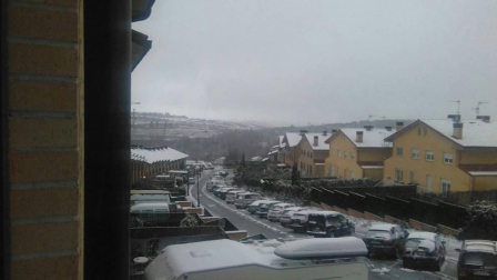 Imágenes enviadas por los lectores de Diario de Navarra de las luvias y las nieves del 6 de enero de 2018.