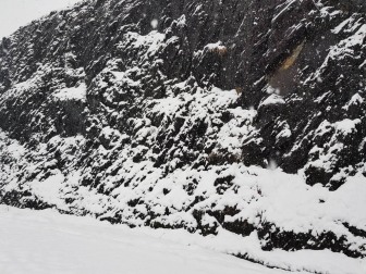 Imágenes enviadas por los lectores de Diario de Navarra de las luvias y las nieves del 6 de enero de 2018.