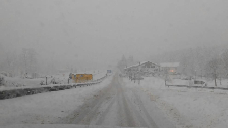 Imágenes enviadas por los lectores de Diario de Navarra de las luvias y las nieves del 6 de enero de 2018.