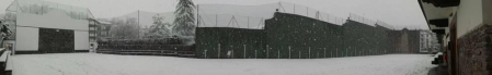 Imágenes enviadas por los lectores de Diario de Navarra de las luvias y las nieves del 6 de enero de 2018.