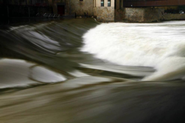 Imágenes enviadas por los lectores de Diario de Navarra de las luvias y las nieves del 6 de enero de 2018.