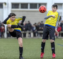 Partidos y vencedores de las finales mixta y femenina disputadas el domingo 14 de enero de 2018 en las instalaciones de Tajonar.