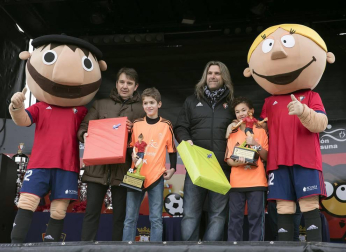 Partidos y vencedores de las finales mixta y femenina disputadas el domingo 14 de enero de 2018 en las instalaciones de Tajonar.