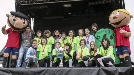 Partidos y vencedores de las finales mixta y femenina disputadas el domingo 14 de enero de 2018 en las instalaciones de Tajonar.