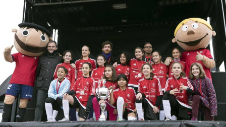 Partidos y vencedores de las finales mixta y femenina disputadas el domingo 14 de enero de 2018 en las instalaciones de Tajonar.