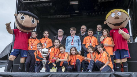 Partidos y vencedores de las finales mixta y femenina disputadas el domingo 14 de enero de 2018 en las instalaciones de Tajonar.