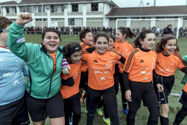 Partidos y vencedores de las finales mixta y femenina disputadas el domingo 14 de enero de 2018 en las instalaciones de Tajonar.