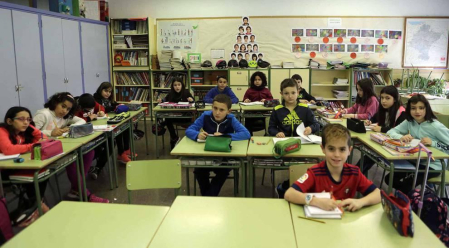 Escolares del CPEIP Marqués de la Real Defensa de Tafalla