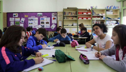 Escolares del CPEIP Marqués de la Real Defensa de Tafalla