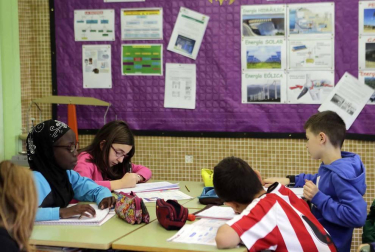 Escolares del CPEIP Marqués de la Real Defensa de Tafalla