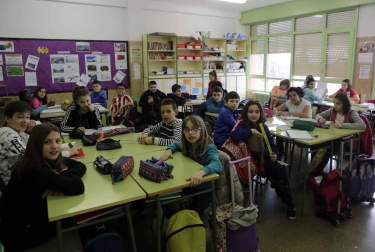 Escolares del CPEIP Marqués de la Real Defensa de Tafalla