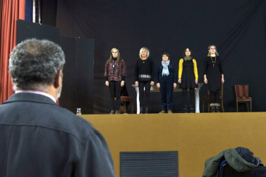 La zona media cuenta con, al menos, catorce grupos de teatro. actores aficionados que dedican su tiempo libre a enriquecer la vida cultural de la comarca.