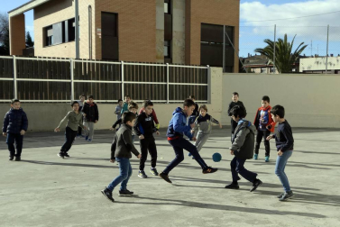 Escolares del colegio Juan Bautista Irurzun