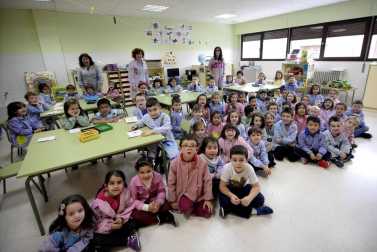 Escolares del colegio Juan Bautista Irurzun