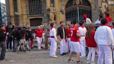 Rodaje de 'Perdiendo el este' en Pamplona