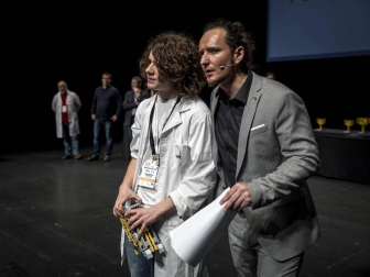 Imágenes de la final de la First Lego League celebrada en Navarra.