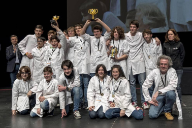 Imágenes de la final de la First Lego League celebrada en Navarra.