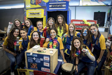 Imágenes de la final de la First Lego League celebrada en Navarra.