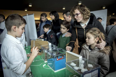 Imágenes de la final de la First Lego League celebrada en Navarra.