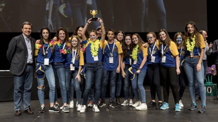 Imágenes de la final de la First Lego League celebrada en Navarra.