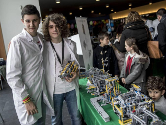 Imágenes de la final de la First Lego League celebrada en Navarra.