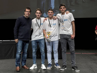Imágenes de la final de la First Lego League celebrada en Navarra.