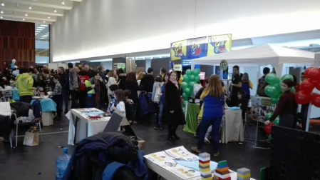 Imágenes de la final de la First Lego League celebrada en Navarra.