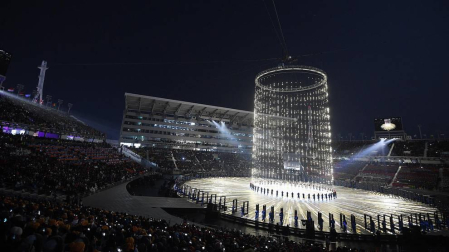 Imágenes de la Ceremonia de Apertura de los Juegos Olímpicos de Invierno de Pyeongchang