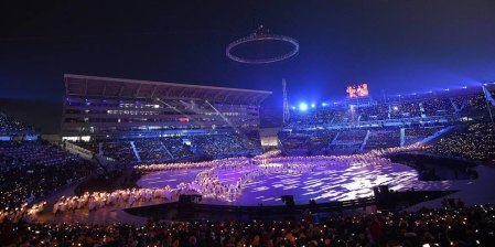 Imágenes de la Ceremonia de Apertura de los Juegos Olímpicos de Invierno de Pyeongchang