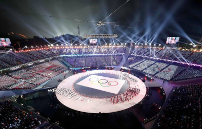 Imágenes de la Ceremonia de Apertura de los Juegos Olímpicos de Invierno de Pyeongchang