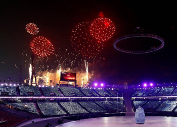 Imágenes de la Ceremonia de Apertura de los Juegos Olímpicos de Invierno de Pyeongchang