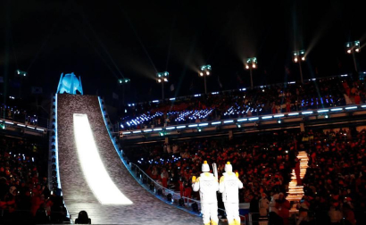Imágenes de la Ceremonia de Apertura de los Juegos Olímpicos de Invierno de Pyeongchang