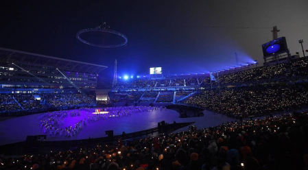 Imágenes de la Ceremonia de Apertura de los Juegos Olímpicos de Invierno de Pyeongchang