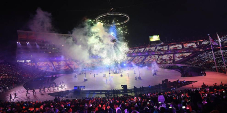Imágenes de la Ceremonia de Apertura de los Juegos Olímpicos de Invierno de Pyeongchang