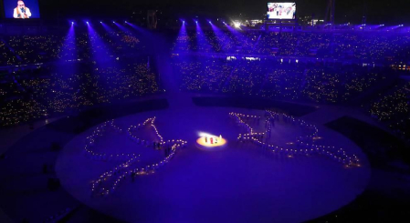 Imágenes de la Ceremonia de Apertura de los Juegos Olímpicos de Invierno de Pyeongchang
