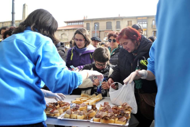 Celebración de las Ferias en la localidad del Cidacos el domingo 11 de febrero, con la rifa del Cuto Divino.