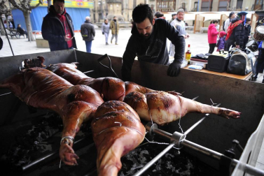 Celebración de las Ferias en la localidad del Cidacos el domingo 11 de febrero, con la rifa del Cuto Divino.