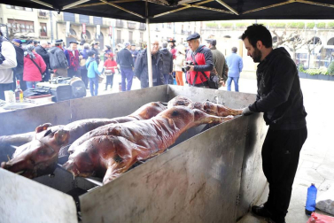 Celebración de las Ferias en la localidad del Cidacos el domingo 11 de febrero, con la rifa del Cuto Divino.
