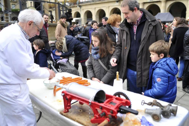 Celebración de las Ferias en la localidad del Cidacos el domingo 11 de febrero, con la rifa del Cuto Divino.