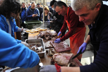 Celebración de las Ferias en la localidad del Cidacos el domingo 11 de febrero, con la rifa del Cuto Divino.