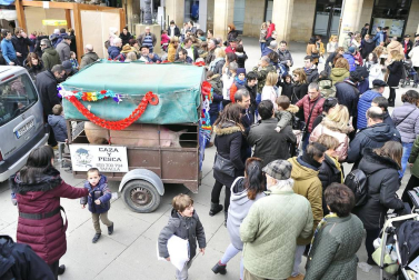 Celebración de las Ferias en la localidad del Cidacos el domingo 11 de febrero, con la rifa del Cuto Divino.