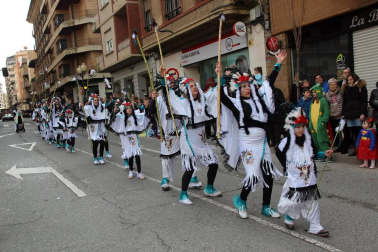 Colorido por las calles de la capital ribera durante los Carnavales celebrados el domingo 11 de febrero.