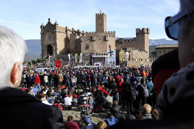 Celebración de la misa tras la primera Javierada
