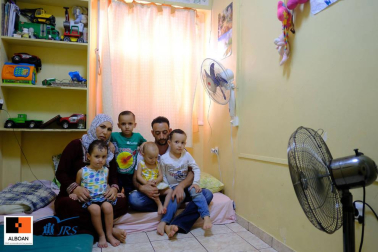 Refugiados en Atenas
