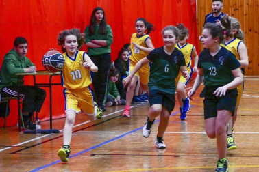 Imágenes de chicos y chicas que juegan a este deporte en equipos de la Comunidad foral.