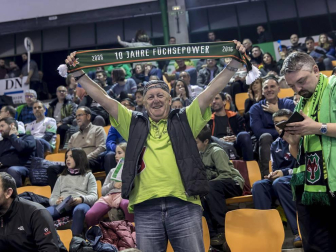 Imágenes del público que ha asistido al partido entre Helvetia Anaitasuna y Fuchse Berlín de Copa EHF.