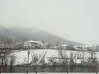 Estampas de todos los rincones de Navarra bajo el manto blanco caído el último día de febrero.