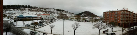 Estampas de todos los rincones de Navarra bajo el manto blanco caído el último día de febrero.
