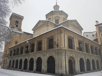 Estampas de todos los rincones de Navarra bajo el manto blanco caído el último día de febrero.