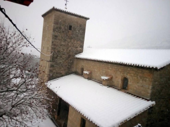 Estampas de todos los rincones de Navarra bajo el manto blanco caído el último día de febrero.